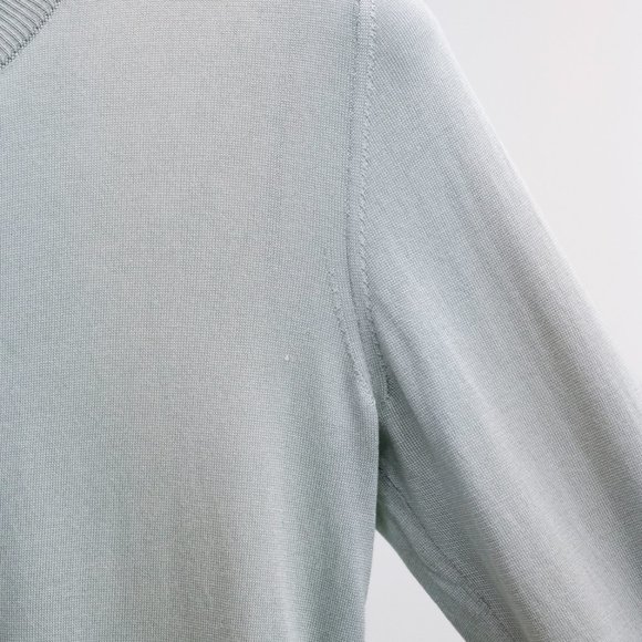 Dolce & Gabbana Pastel Green Silk Lace Back Cardigan - Picture 5 of 14